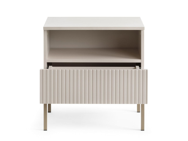 Nachtschrank mit Schublade und Led Deo Kaschmir