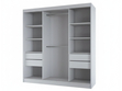 Schiebetürenschrank mit Spiegel 200 cm Vello Weiß