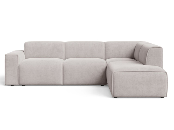 Ecksofa L-Form Rechts Eluno Grau