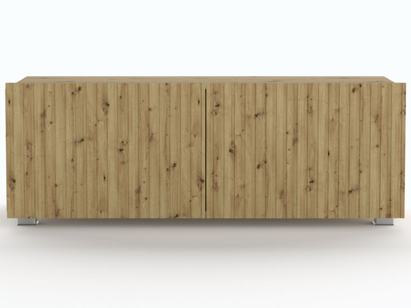 TV-Lowboard mit Türen 100 cm Kioto Artisan Eiche