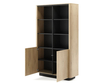 Regal mit zwei Schränken Fascino Eiche Cremona, Schwarz