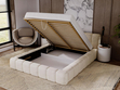 Polsterbett mit Bettkasten und Lattenrost 120x200 Ibiza Dunkelblau