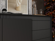 Kommode mit Türen und Schubladen 153 cm Sorano Schwarz