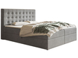Boxspringbett mit Bettkasten 120x200 Denza Grau