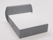 Boxspringbett mit Bettkasten 160x200 Bogota Dunkelgrau