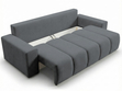 Schlafsofa mit Bettfunktion und Bettkasten Miro Dunkelgrau