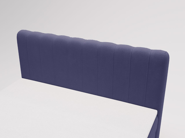 Boxspringbett mit Bettkasten 180x200 Osteno Dunkelblau