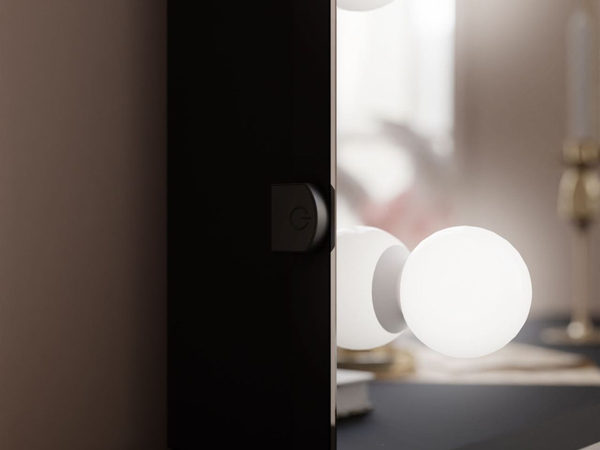 Schminktisch mit Schubladen, Spiegel und LED-Beleuchtung Brisa Schwarz Hochglanz