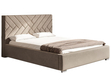 Polsterbett mit Bettkasten und Lattenrost 140x200 Tonale Beige