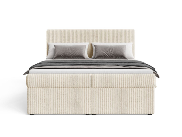 Boxspringbett mit Bettkasten 140X200 Brisa Beige