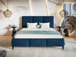 Polsterbett mit Lattenrost 160x200 Trio Dunkelblau