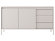 Kommode mit Türen und Schubladen 153 cm Sorano Beige