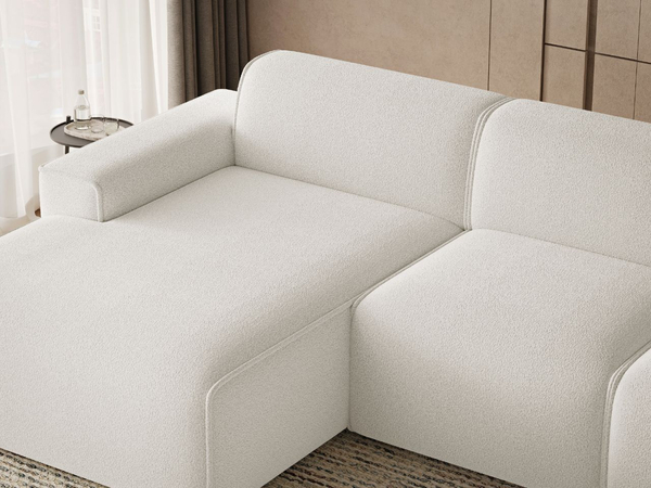 Ecksofa L-Form Links Lavia Hellbeige