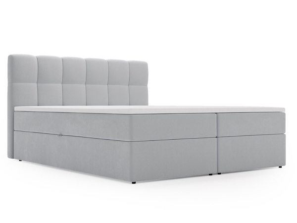 Boxspringbett mit Bettkasten 180x200 Maison Grau