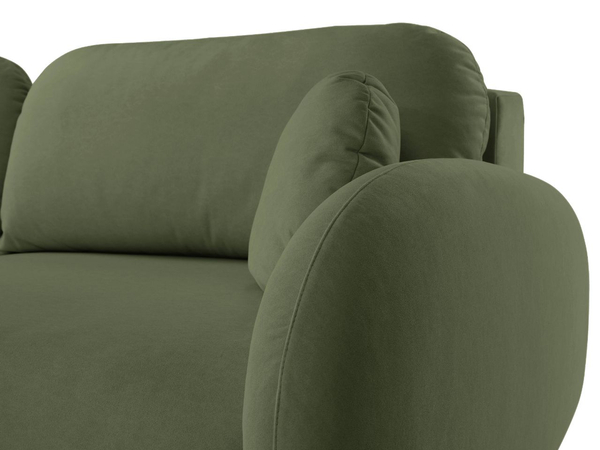 Schlafsofa mit Bettfunktion und Bettkasten Alta Grün