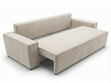 Schlafsofa mit Bettfunktion und Bettkasten Sivra Beige