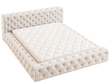 Polsterbett mit Bettkasten und Lattenrost 140x200 Palini Beige