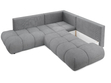 Ecksofa mit Schlaffunktion und Bettkasten Links Kair Grau