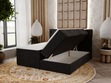 Boxspringbett mit Bettkasten 140x200 Napoli Anthrazit
