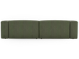 Ecksofa L-Form Links Moderne Cord Ecksofa Landi Grün 