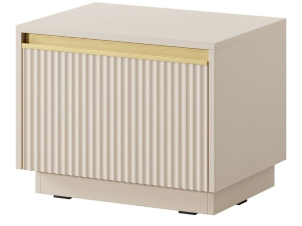 Nachttisch mit Schublade Roland Beige