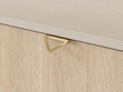 Kommode mit drei Schubladen Modena Beige