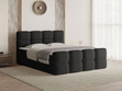 Boxspringbett mit Bettkasten 140x200 Rivon Schwarz