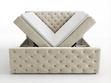 Boxspringbett mit Bettkasten 160x200 Montego Creme