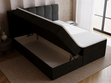 Boxspringbett mit Bettkasten 200x200 Maison Dunkelgrau