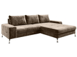 Ecksofa L-Form Rechts mit Schlaffunktion und Bettkasten Tonny Hellbraun