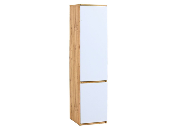 Kleiderschrank mit Drehtüren 45 Arcadia Eiche Wotan, Weiß