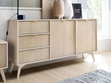 Kommode mit Türen und Schubladen Modena Beige