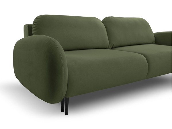 Schlafsofa mit Bettfunktion und Bettkasten Alta Grün