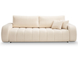 Schlafsofa mit Bettfunktion und Bettkasten Adoro Hellbeige