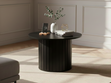 Couchtisch Rund Soria Schwarz mat
