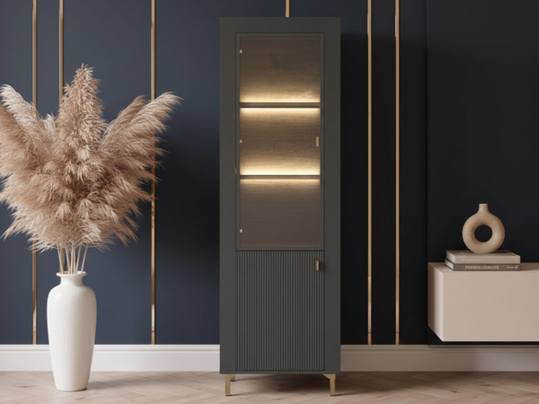 Set für Wohnzimmer Messina Schwarz