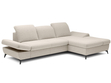 Ecksofa L-Form Rechts mit Schlaffunktion und Bettkasten Hannover Creme