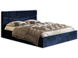 Polsterbett mit Bettkasten und Lattenrost 160x200 Lido Dunkelblau