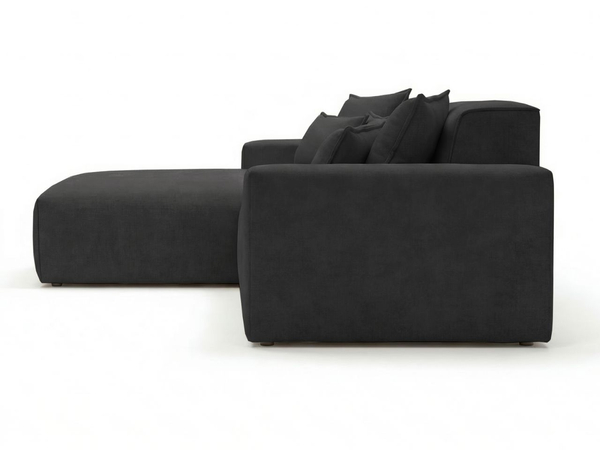 Ecksofa L-Form Links Moderne Ecksofa Leni Schwarz