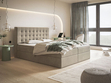 Boxspringbett mit Bettkasten 120x200 Denza Beige