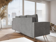 Schlafsofa mit Bettfunktion und Bettkasten Castelo Dunkelgrau
