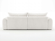 Ecksofa L-Form Links mit Schlaffunktion und Bettkasten Bonno Creme