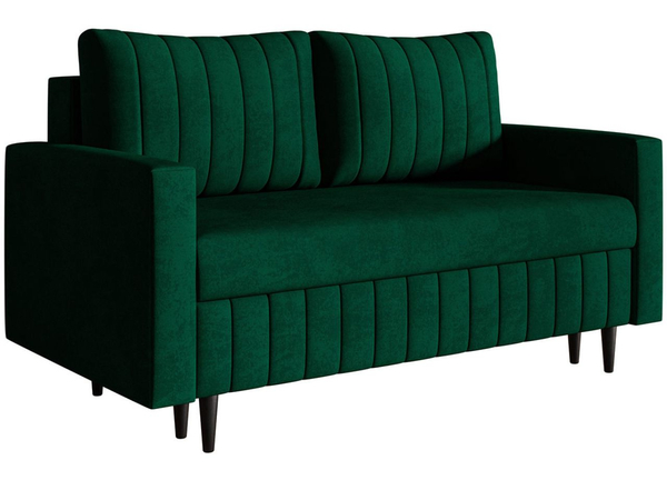 Schlafsofa mit Bettfunktion und Bettkasten Castelo Grün