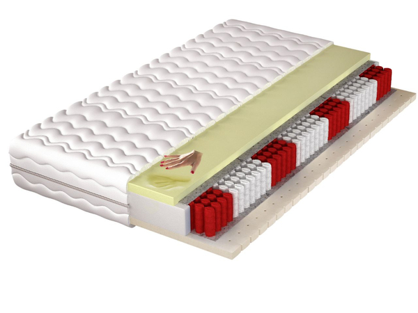 Taschenfederkernmatratze Multipocket mit Viscoschaum und Latex Vilo 200x200