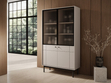 Vitrinenschrank Julio Cashmere