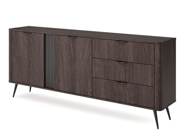 Hochkommode mit Türen und Schubladen Magico Eiche Dunin