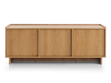 Dreitüriges TV-Lowboard 147 cm für Wohnzimmer Azumi Karamell Eiche
