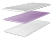 Matratzenauflage mit Polyurethanschaum Pano 80x200