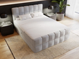 Boxspringbett mit Bettkasten 180x200 Alicante Grau
