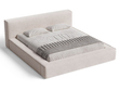 Polsterbett mit Bettkasten und Lattenrost 180x200 Mali Beige